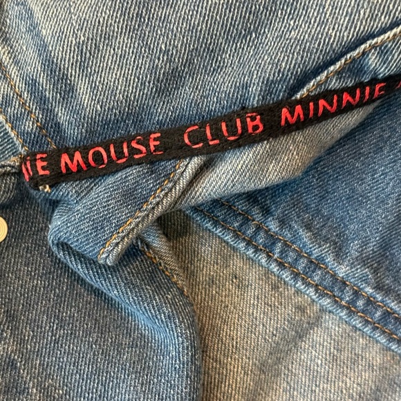 Disney Women's Minnie Mouse Club Jean Jacket Size Large - Picture 8 of 8